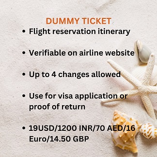 dummy ticket ad
